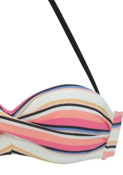 Bikinis|Venice Beach Bügel-Bandeau-Bikini creme-rosa