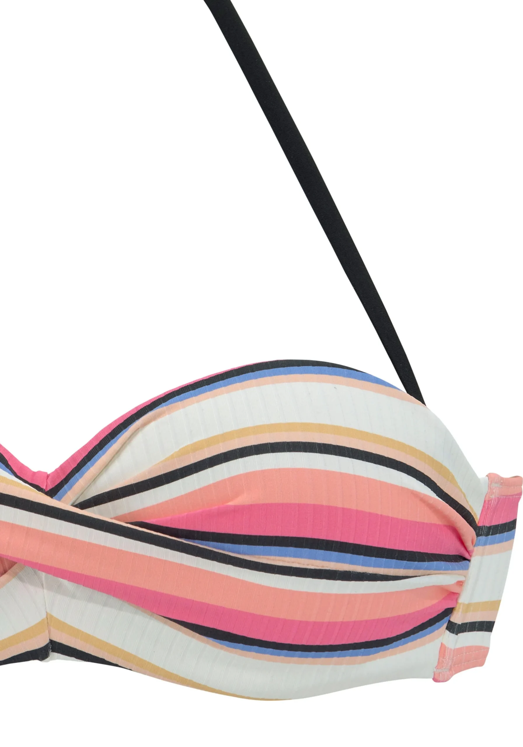 Bikinis|Venice Beach Bügel-Bandeau-Bikini creme-rosa