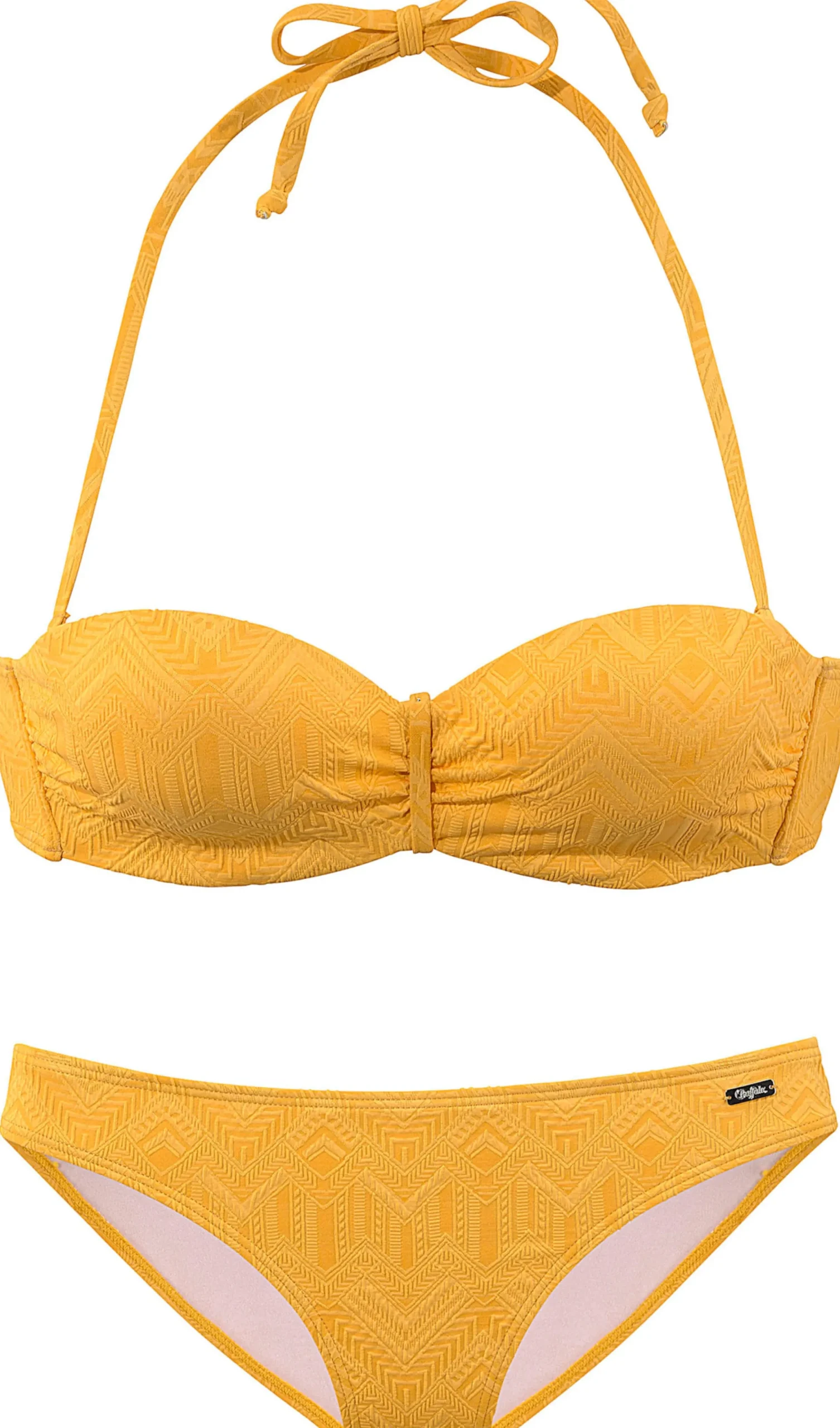 Bikinis|Buffalo Bügel-Bandeau-Bikini gelb