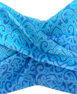 Bikinis|LASCANA Bügel-Bandeau-Bikini blau