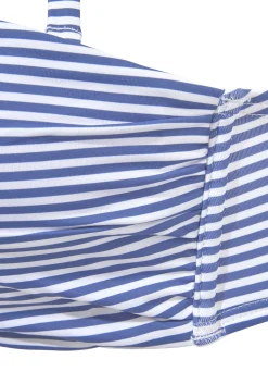 Bikinis|s.Oliver Bügel-Bandeau-Bikini hellblau-weiß