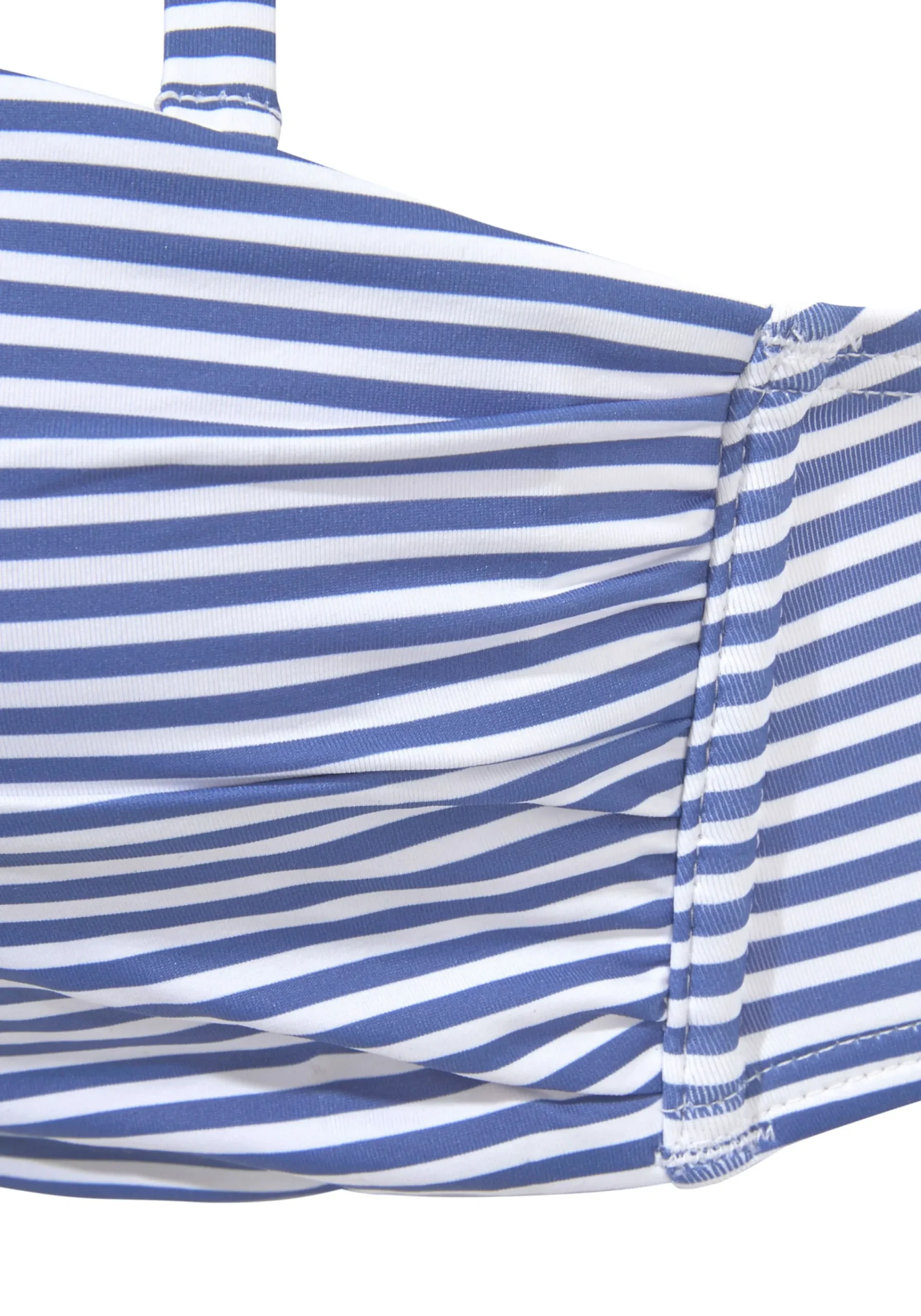 Bikinis|s.Oliver Bügel-Bandeau-Bikini hellblau-weiß