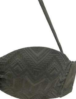 Bikinis|Buffalo Bügel-Bandeau-Bikini oliv