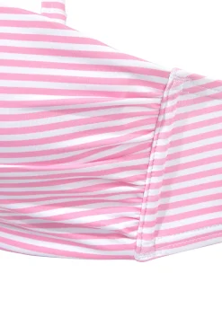 Bikinis|s.Oliver Bügel-Bandeau-Bikini rosé-weiß