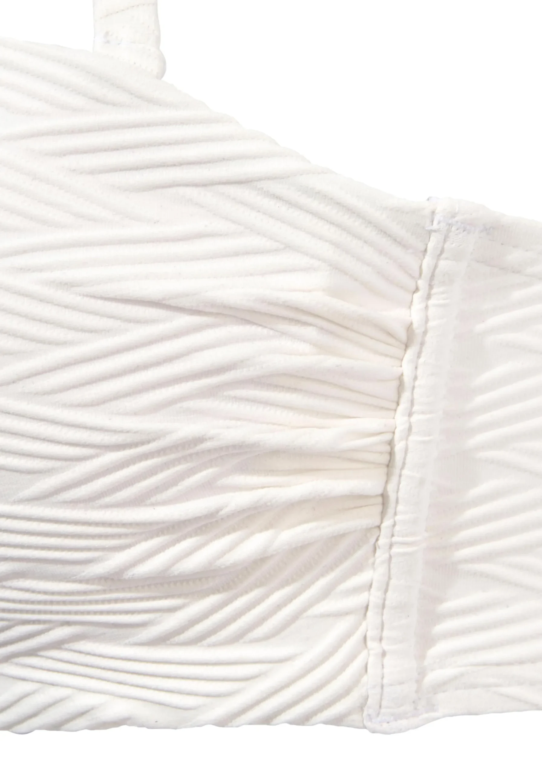 Bikinis|Sunseeker Bügel-Bandeau-Bikini-Top weiß