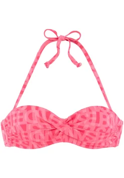 Bikinis|Elbsand Bügel-Bandeau-Bikini-Top koralle