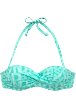 Bikinis|Elbsand Bügel-Bandeau-Bikini-Top mint
