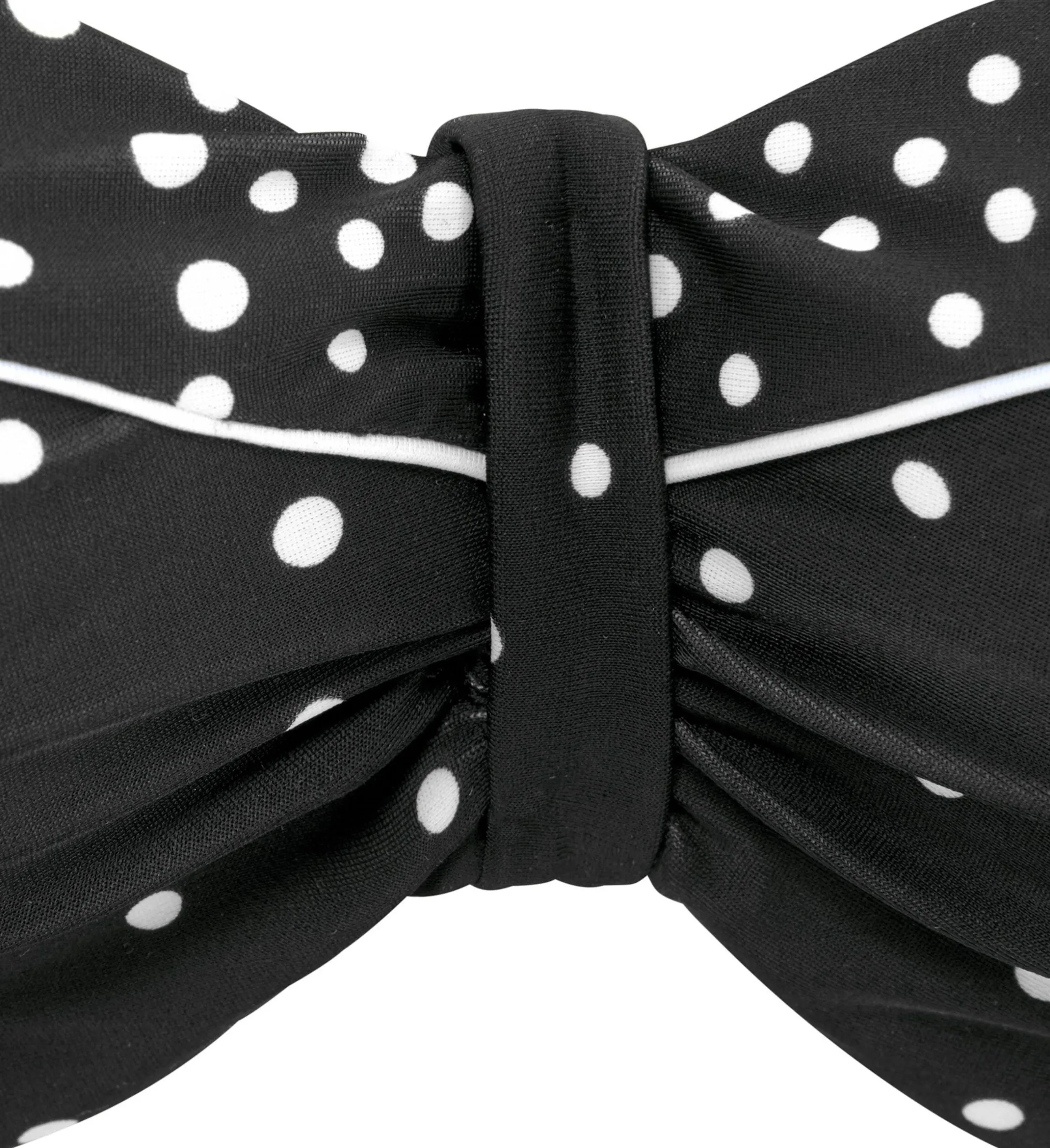 Bikinis|LASCANA Bügel-Bandeau-Bikini-Top schwarz-weiß