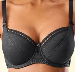 Bhs|petite fleur Bügel-BH weiß+schwarz