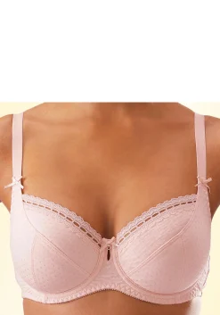 Bhs|petite fleur Bügel-BH puder+weiß