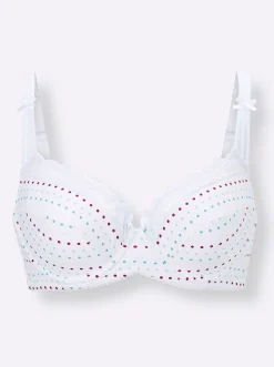 Bhs|wäschepur Bügel-BH weiß-bedruckt