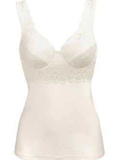 Bodies & Unterhemden|Nina von C. Bügel-BH-Hemd champagner
