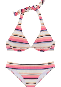 Bikinis|Venice Beach Bügel-Bikini creme-rosa