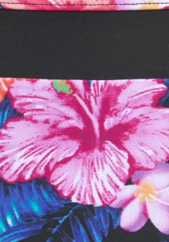 Bikinis|LASCANA Bügel-Bikini bedruckt-schwarz-bunt