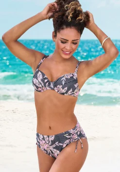 Bikinis|Sunseeker Bügel-Bikini schwarzbedruckt