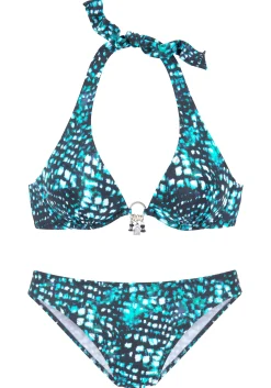 Bikinis|Bruno Banani Bügel-Bikini marine-bedruckt