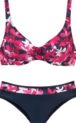 Bikinis|petite fleur Bügel-Bikini beere-bedruckt