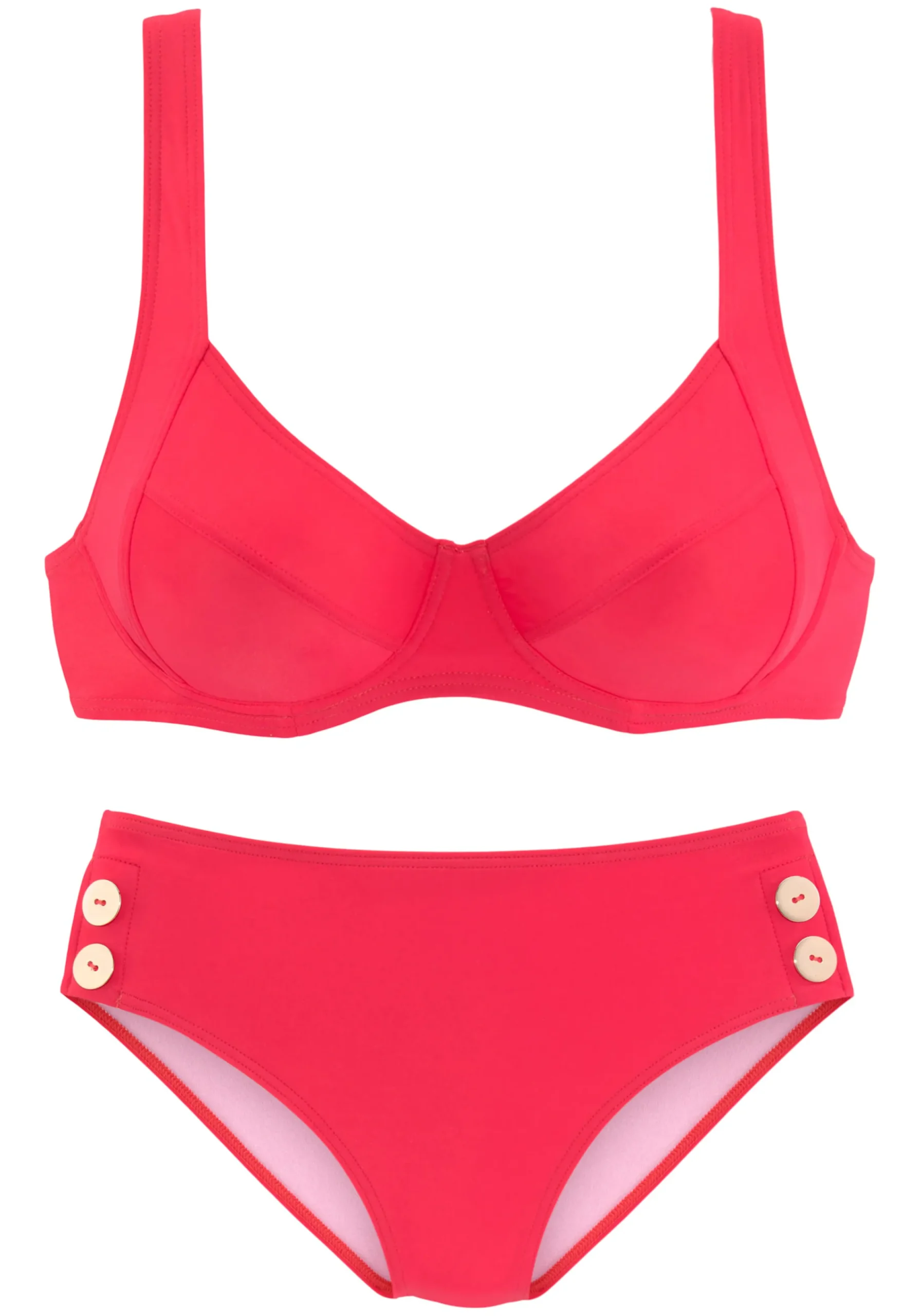Bikinis|Vivance Bügel-Bikini knallrot