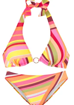 Bikinis|Bruno Banani Bügel-Bikini orangebedruckt
