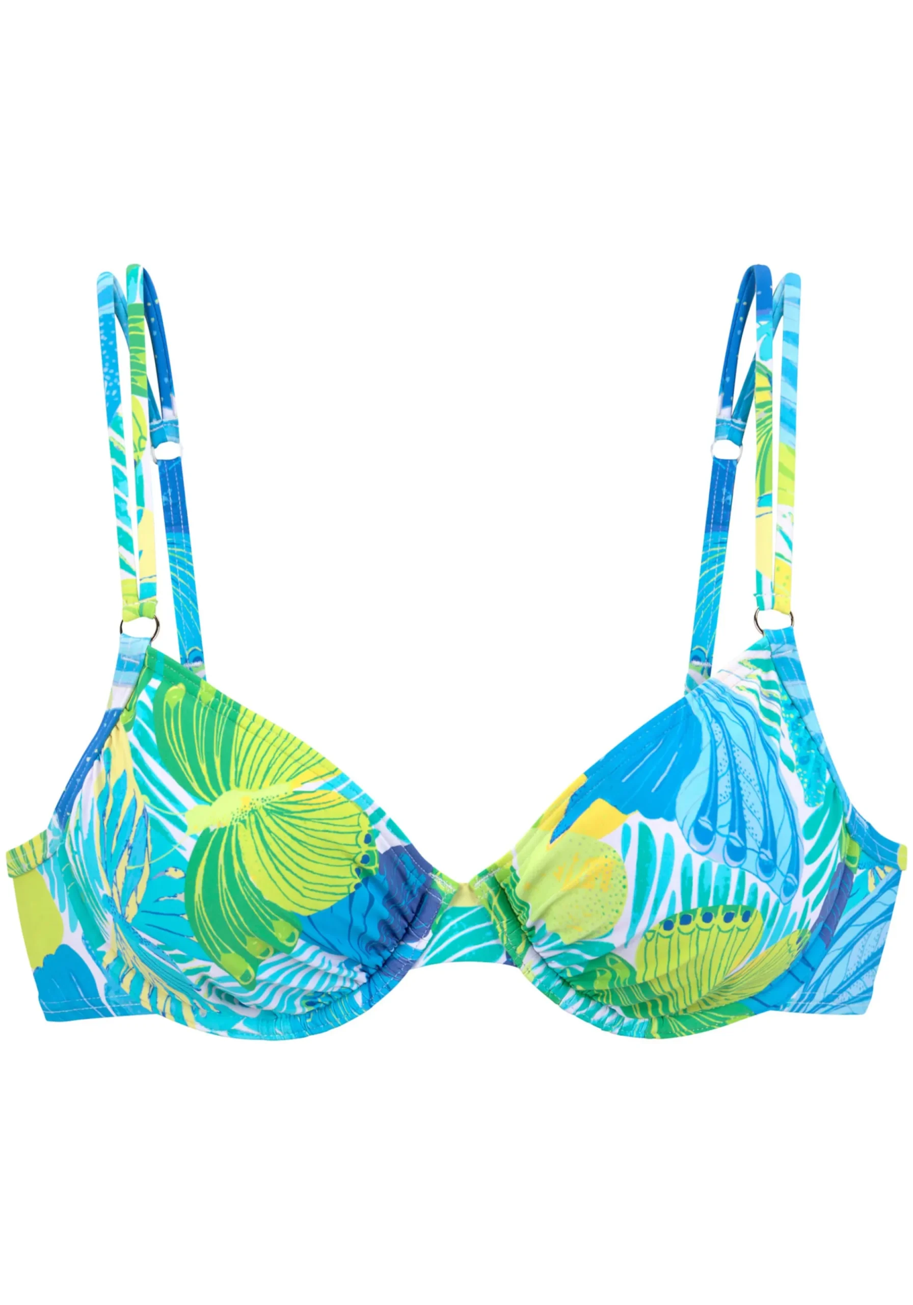 Bikinis|Sunseeker Bügel-Bikini-Top blau-grün