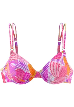 Bikinis|Sunseeker Bügel-Bikini-Top lila-orange
