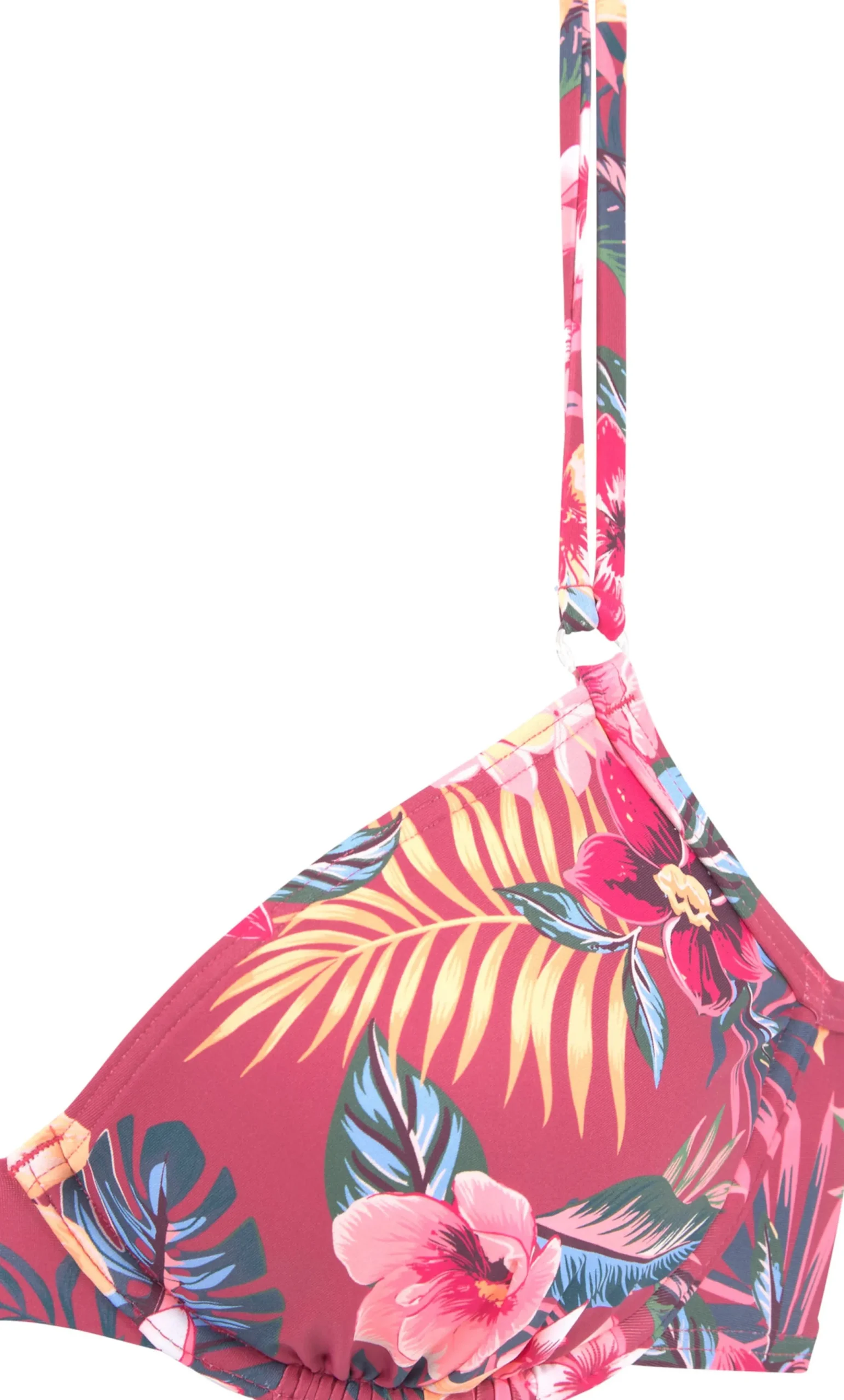 Bikinis|s.Oliver Bügel-Bikini-Top rostrot-bedruckt