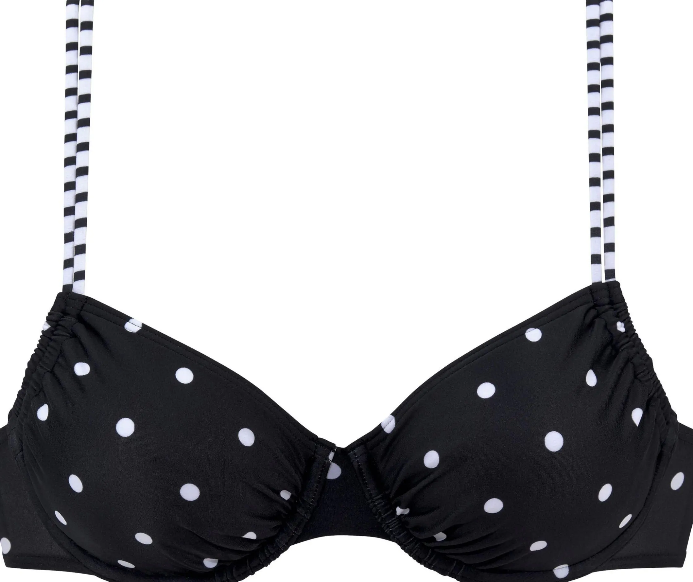Bikinis|s.Oliver Bügel-Bikini-Top schwarz-weiß