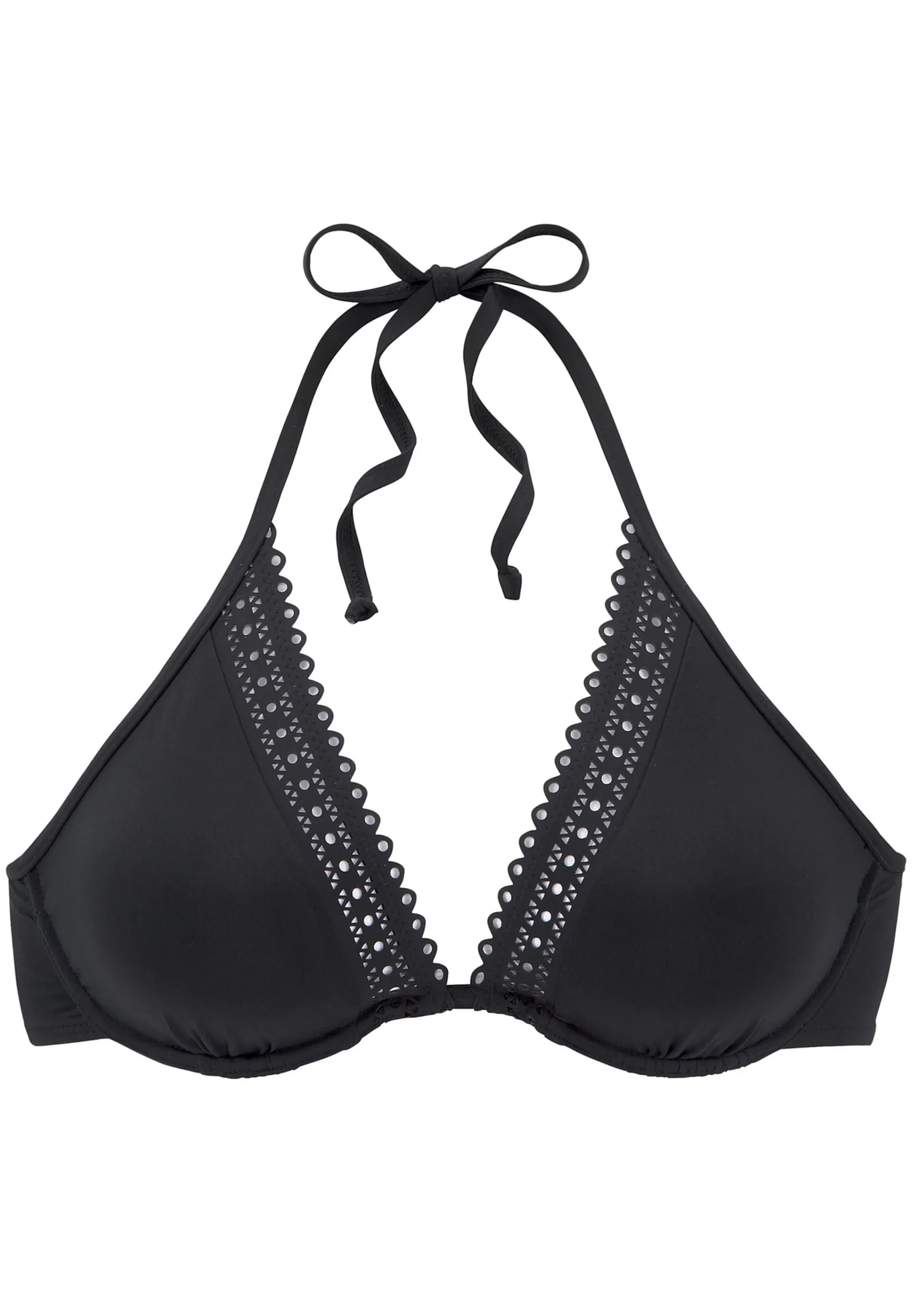 Bikinis|s.Oliver Bügel-Bikini-Top schwarz