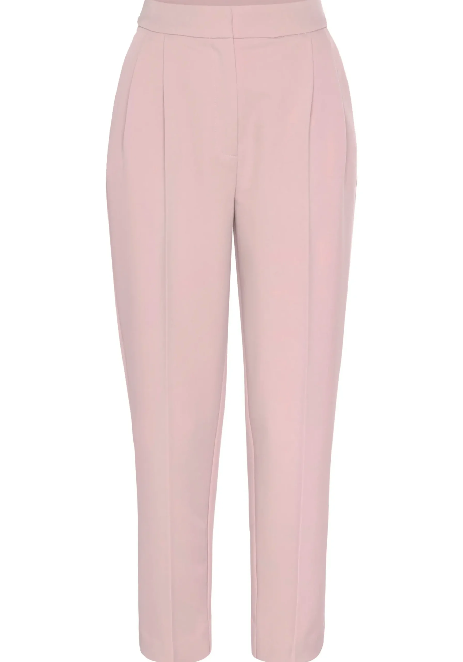 Hosen|LASCANA Bügelfaltenhose mauve