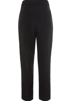 Strandmode|LASCANA Bügelfaltenhose schwarz