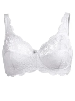 Bhs|Susa BH ohne Bügel weiß+marine