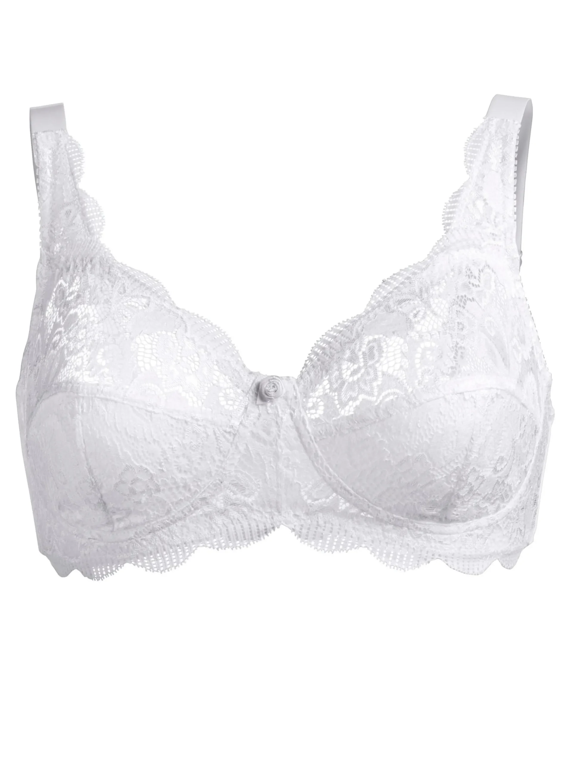 Bhs|Susa BH ohne Bügel weiß+marine