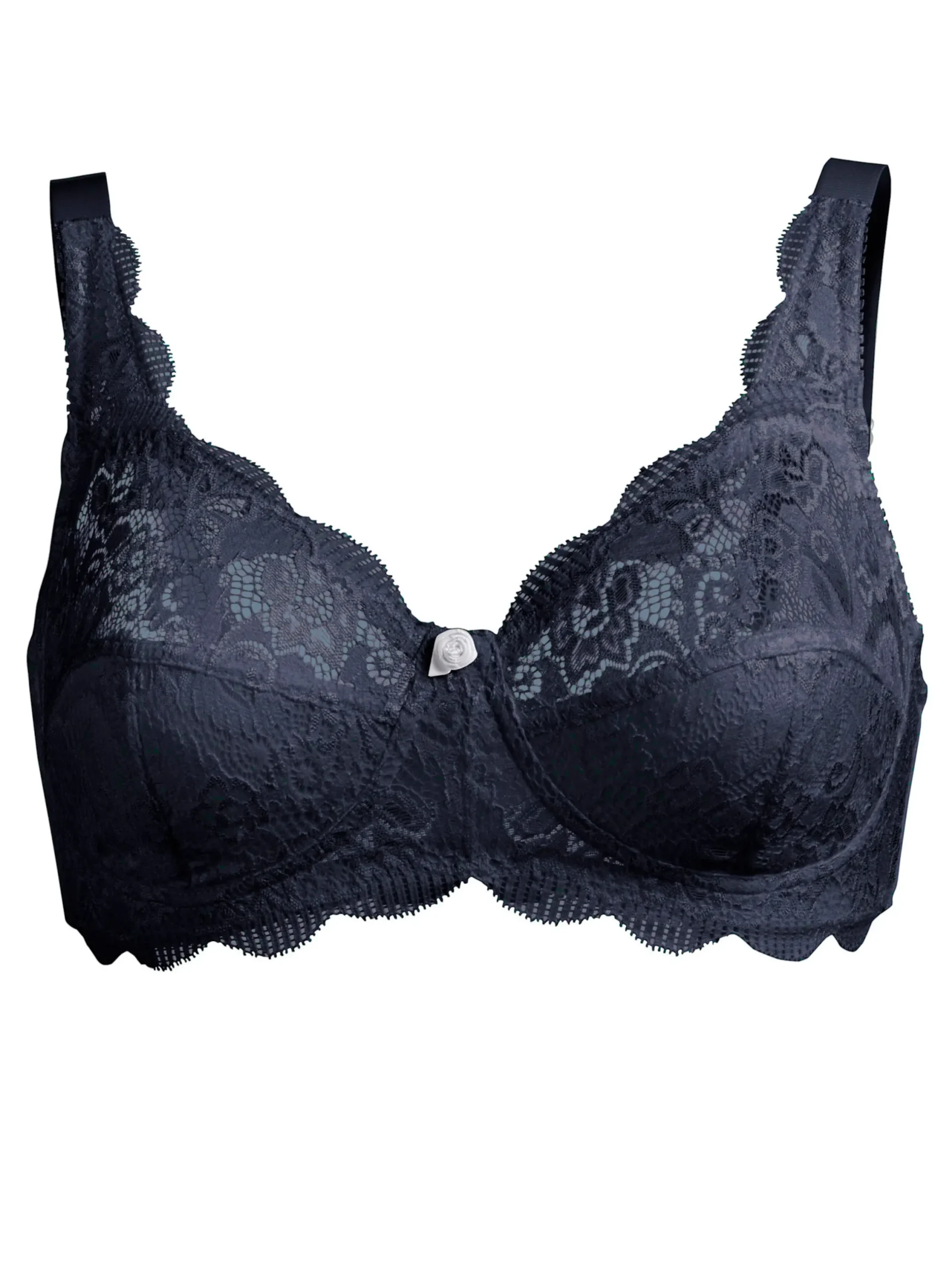 Bhs|Susa BH ohne Bügel weiß+marine