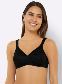 Bhs|Triumph BH ohne Bügel schwarz