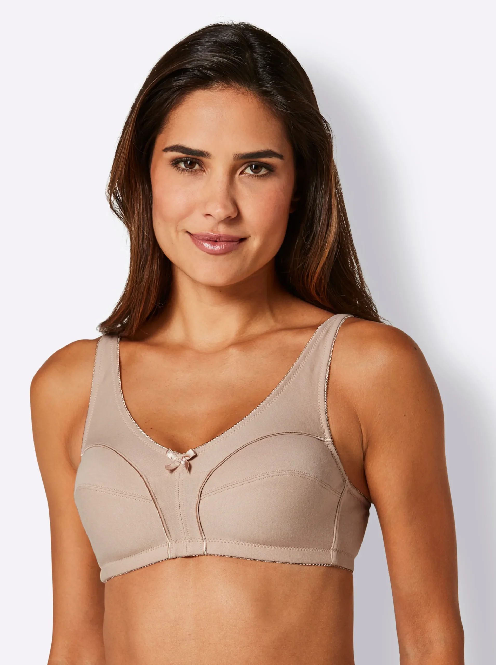 Bhs|Viania BH ohne Bügel beige