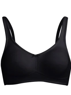 Bhs|wäschepur BH ohne Bügel weiß+schwarz