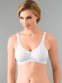 Bhs|wäschepur BH ohne Bügel weiß+marine
