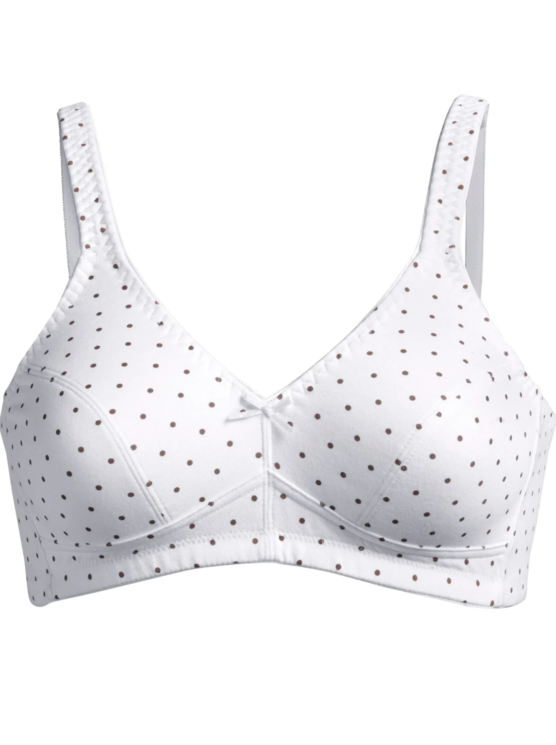 Bhs|wäschepur BH ohne Bügel weiß+marine