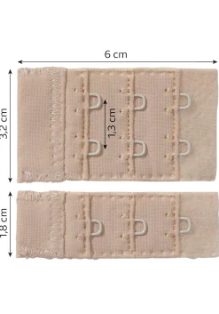 Bhs|LASCANA BH-Verlängerung 1xcaramel.1xweiß,1xschwarz