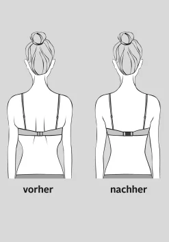 Bhs|LASCANA BH-Verlängerung 1xcaramel.1xweiß,1xschwarz