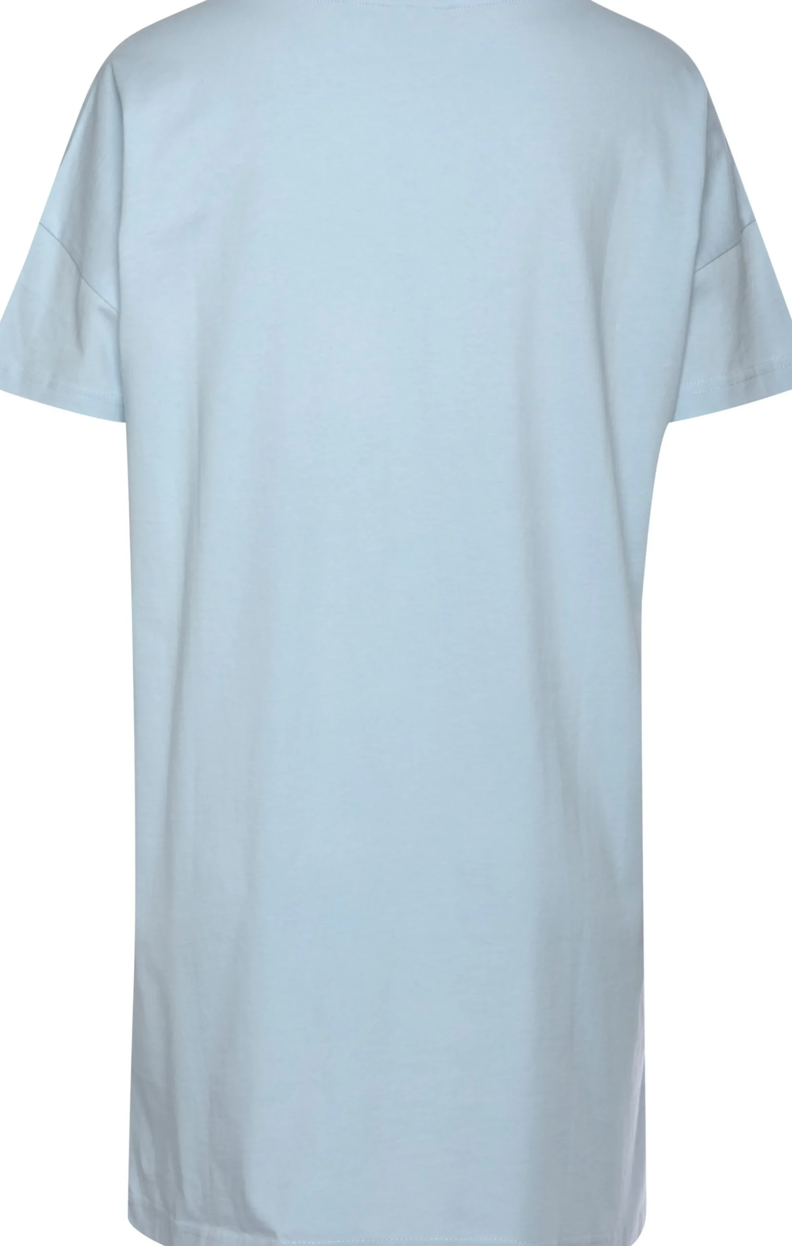 Nachtwäsche|Vivance Dreams Bigshirt bordeaux+hellblau
