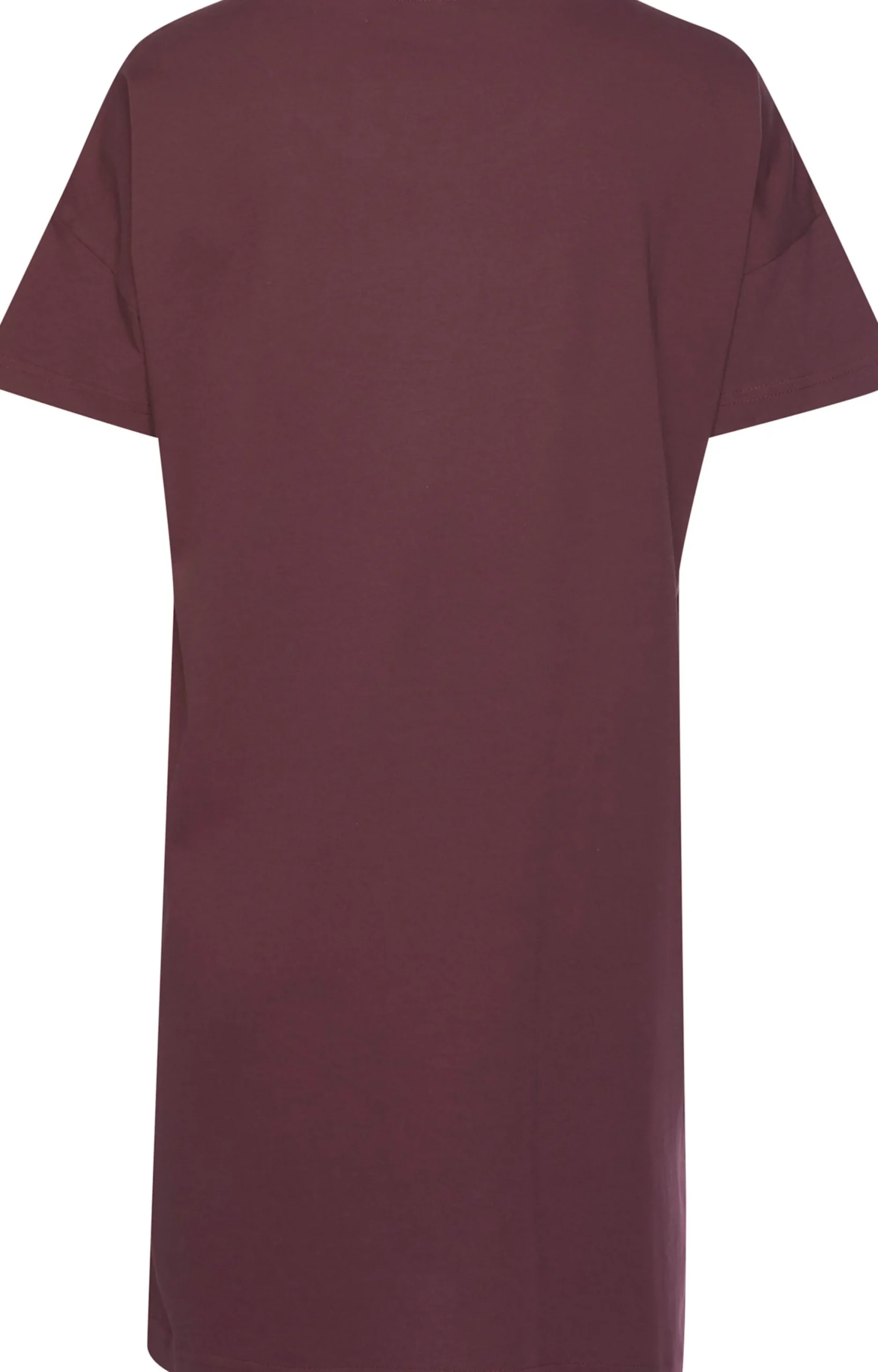 Nachtwäsche|Vivance Dreams Bigshirt bordeaux+hellblau