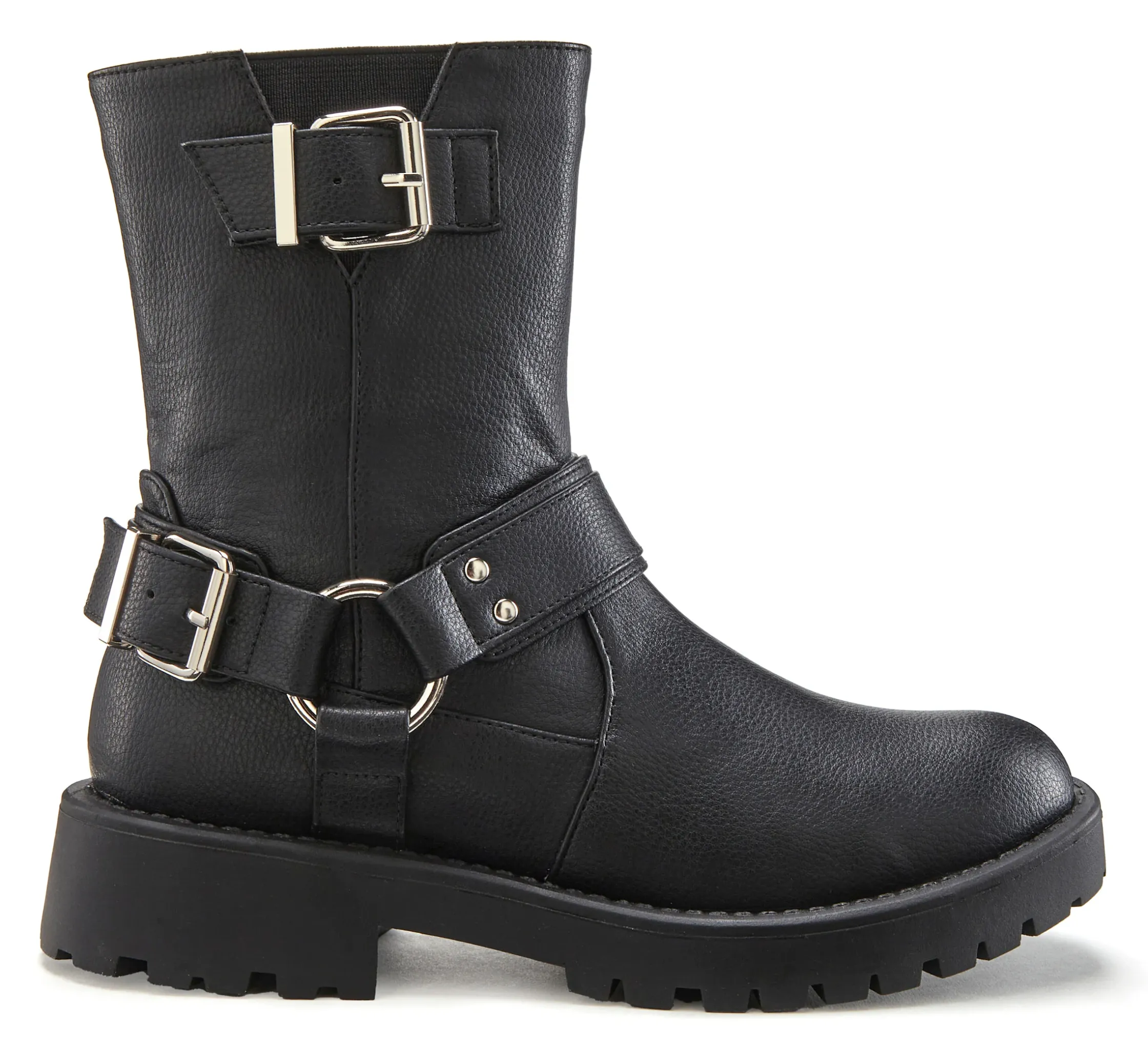 Stiefeletten|Stiefel|LASCANA Bikerboots schwarz