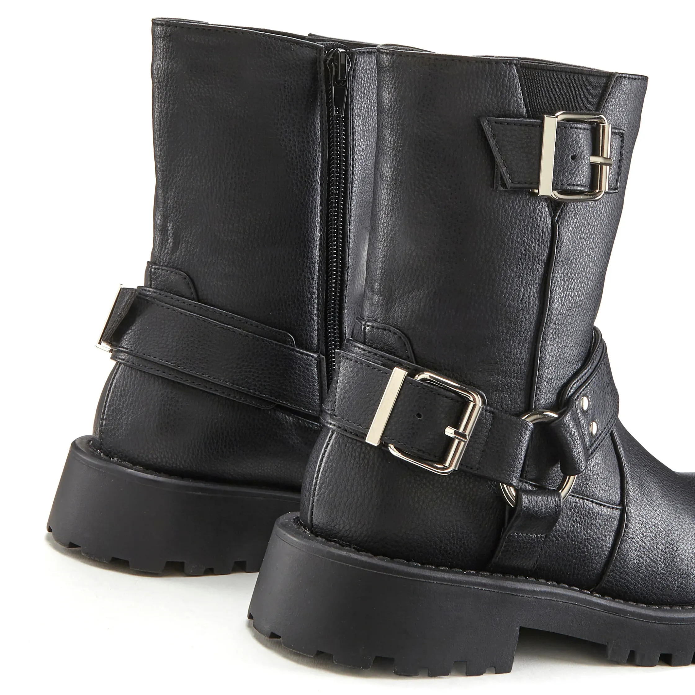 Stiefeletten|Stiefel|LASCANA Bikerboots schwarz