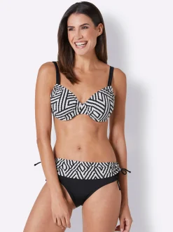 Bikinis| Bikini schwarz-weiß