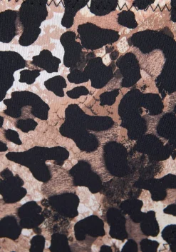 Bikinis|LASCANA Bikini-Hose braun-bedruckt