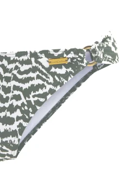 Bikinis|LASCANA Bikini-Hose oliv-bedruckt
