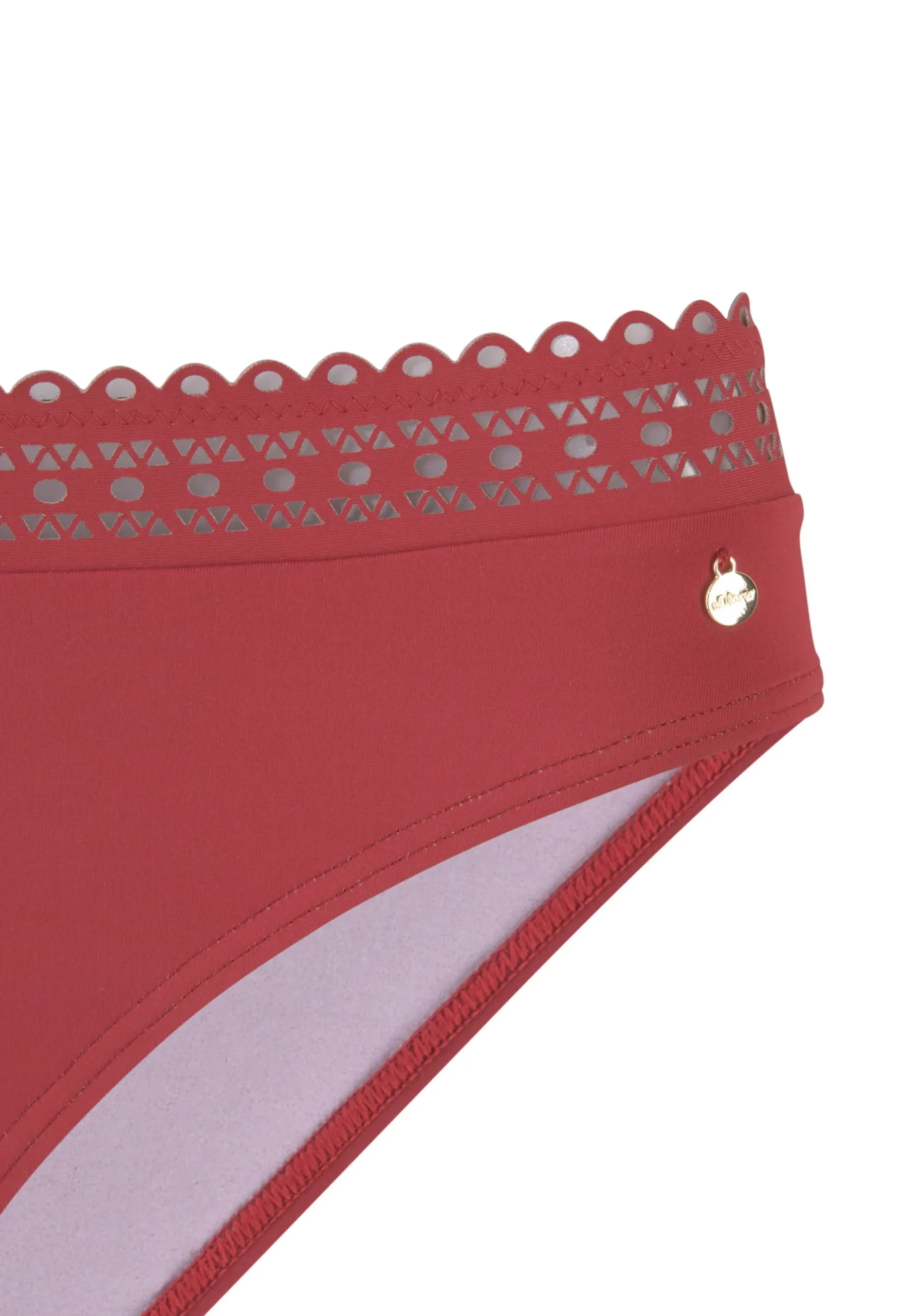 Bikinis|s.Oliver Bikini-Hose rostrot