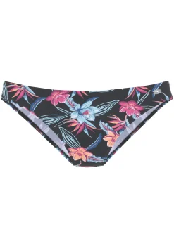 Bikinis|KangaROOS Bikini-Hose schwarz-bedruckt