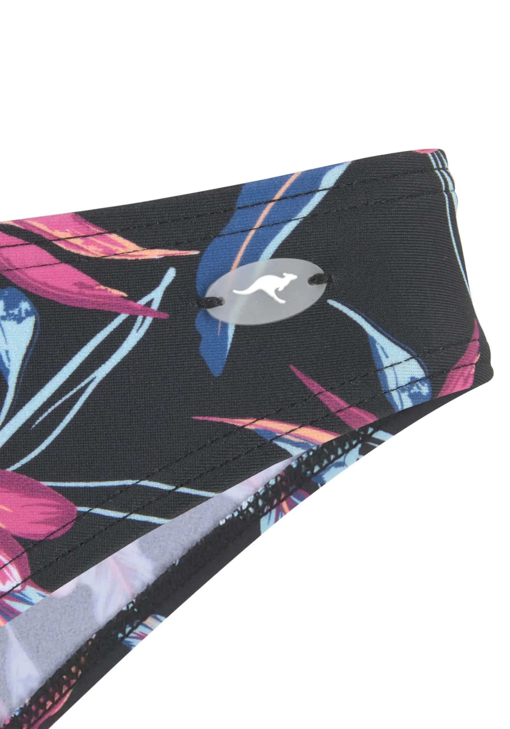 Bikinis|KangaROOS Bikini-Hose schwarz-bedruckt